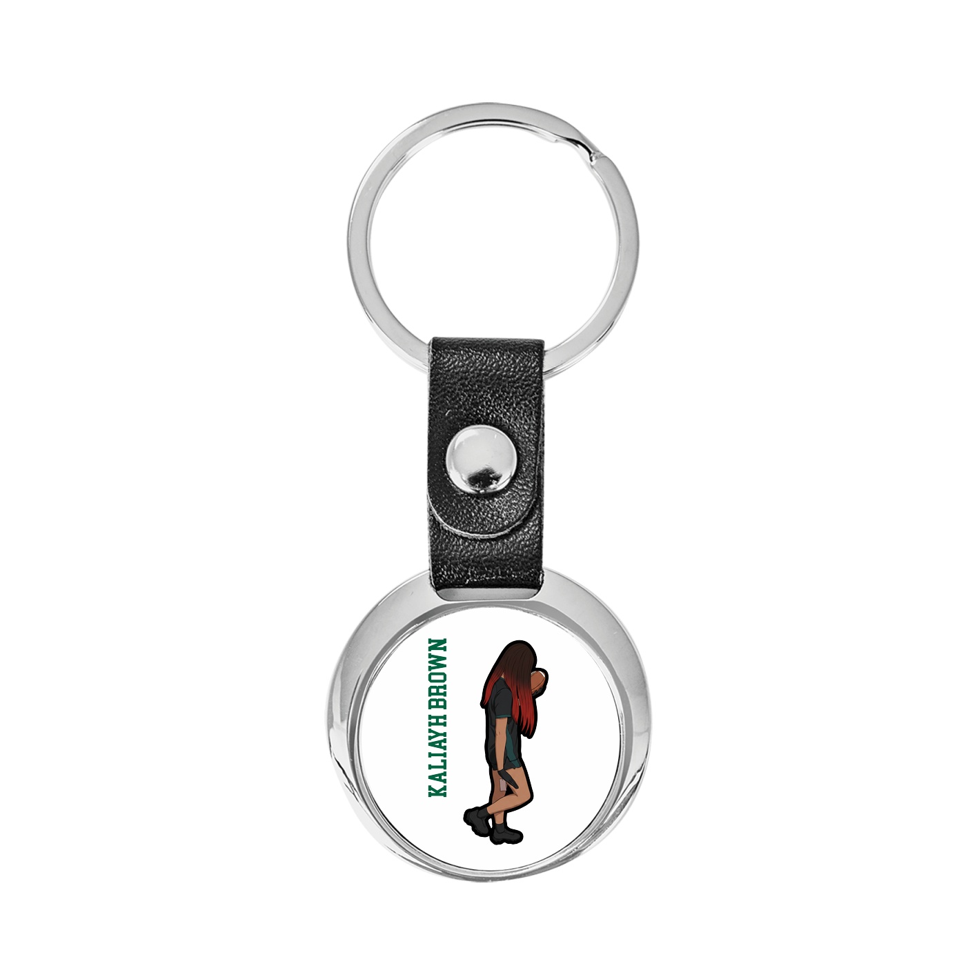 Key Chain — Name Vertical in Classic