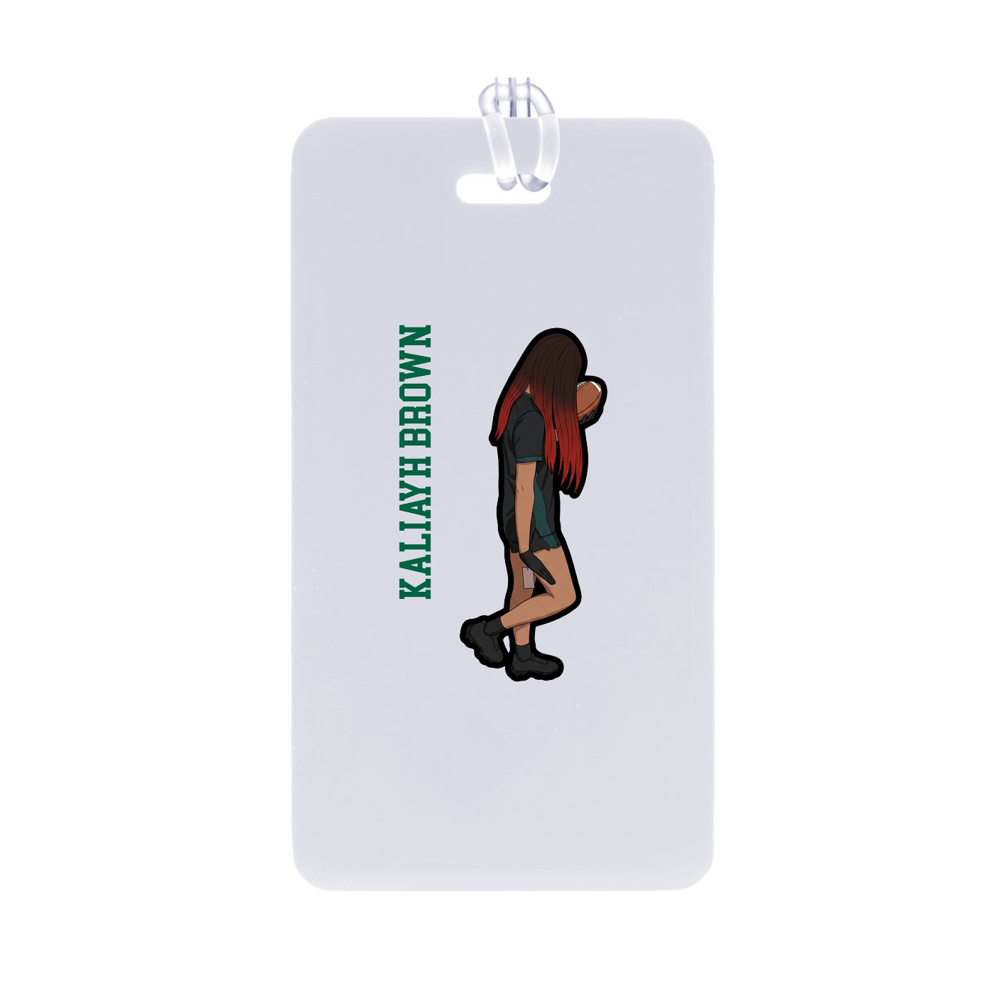 Bag Tag — Name Vertical in Classic