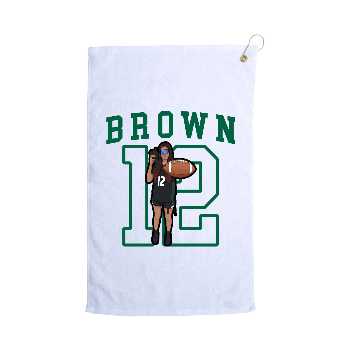 Golf Towel — Shirsey in White