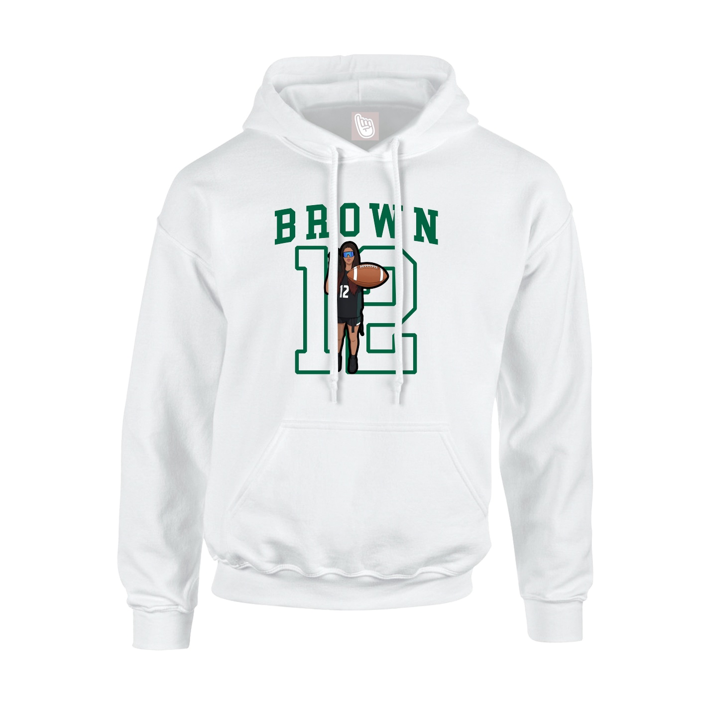Youth Hoodie — Shirsey in White