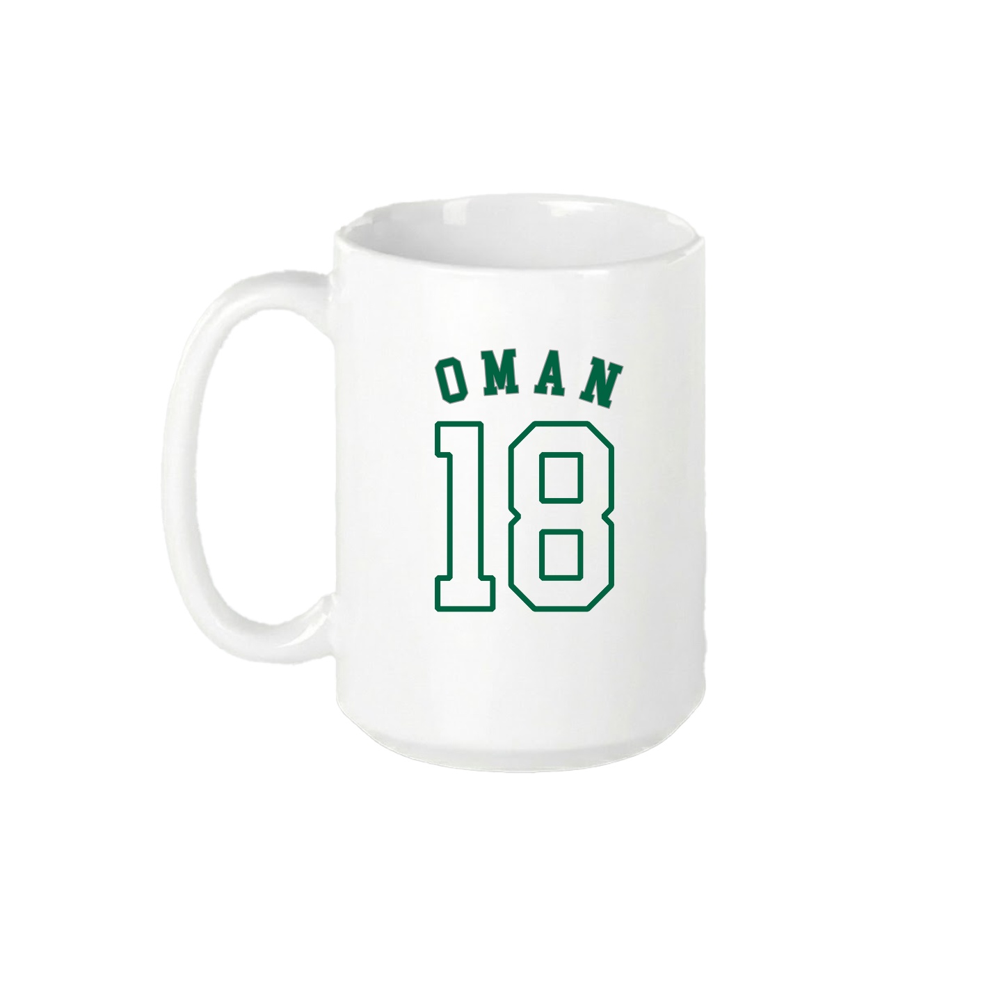 15oz Coffee Mug — Shirsey Arch in White
