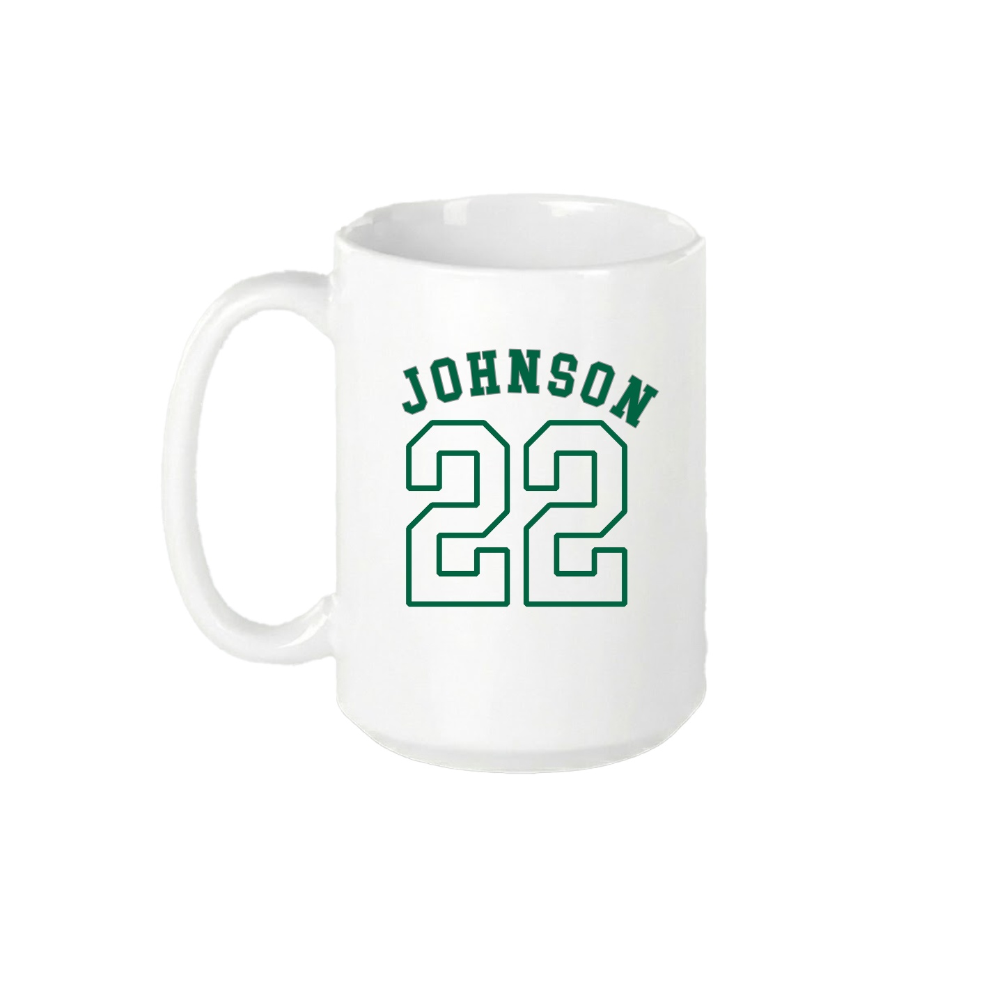 15oz Coffee Mug — Shirsey Arch in White
