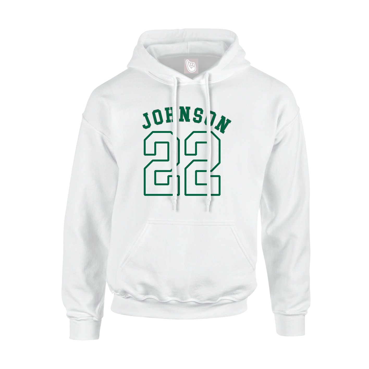 Youth Hoodie — Shirsey Arch in White