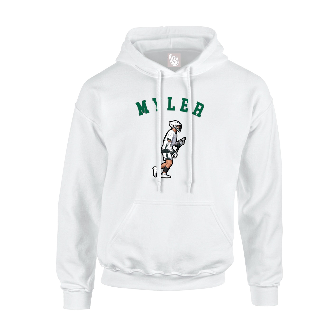 Youth Hoodie — Shirsey Arch in White