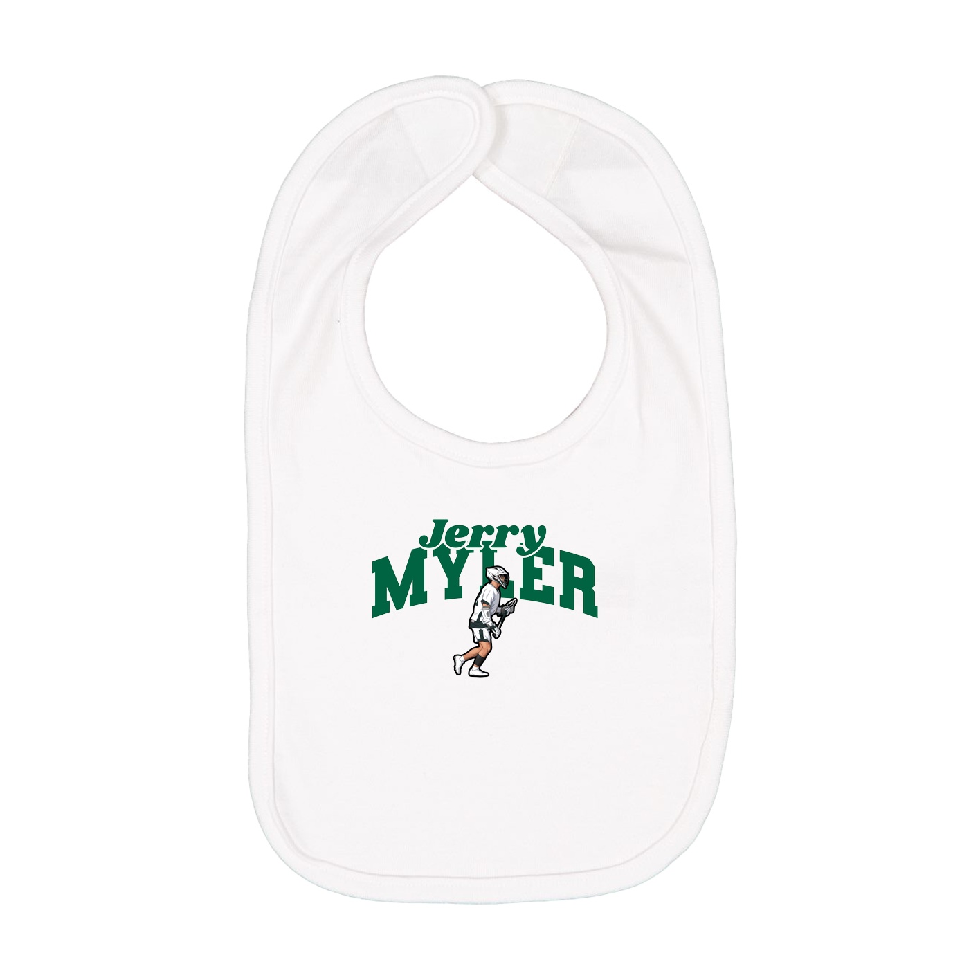 Infant Bib — Signature Arch in White
