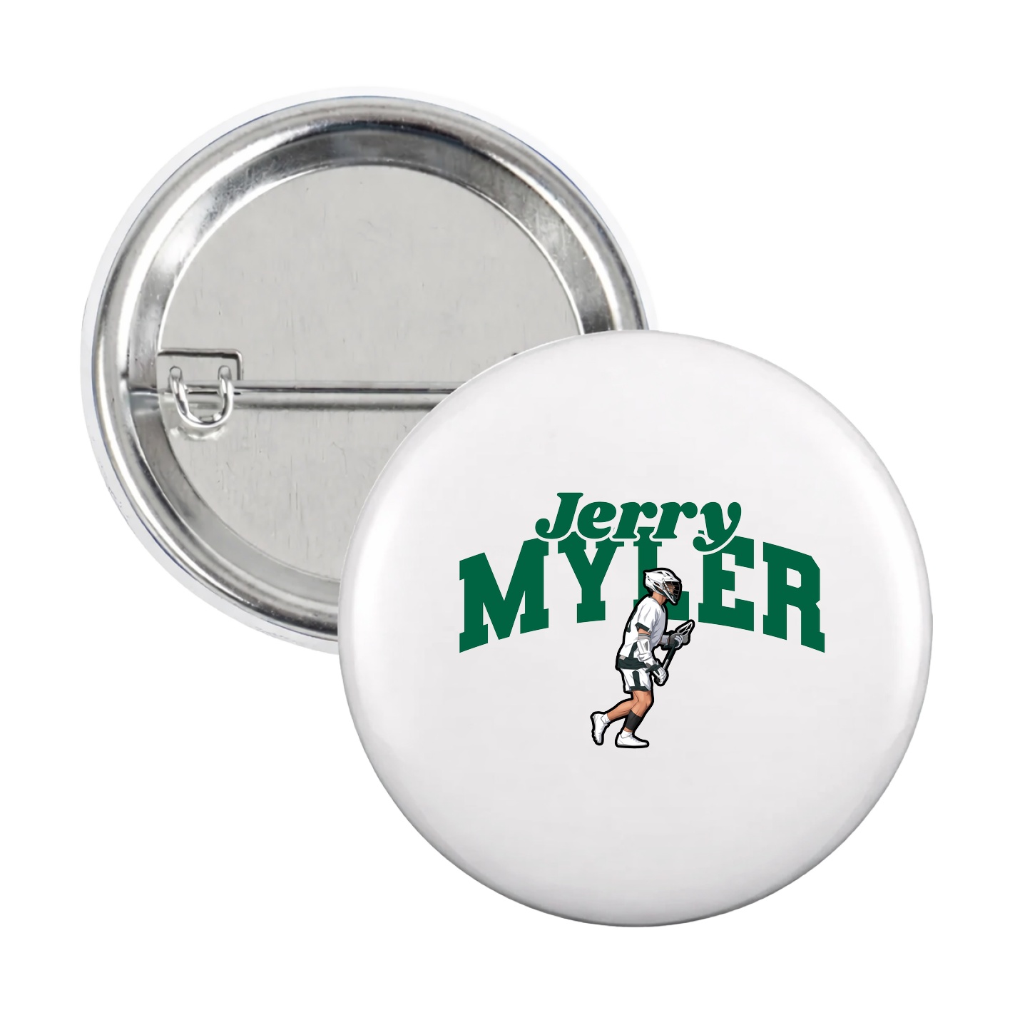 Game Day Button — Signature Arch in White