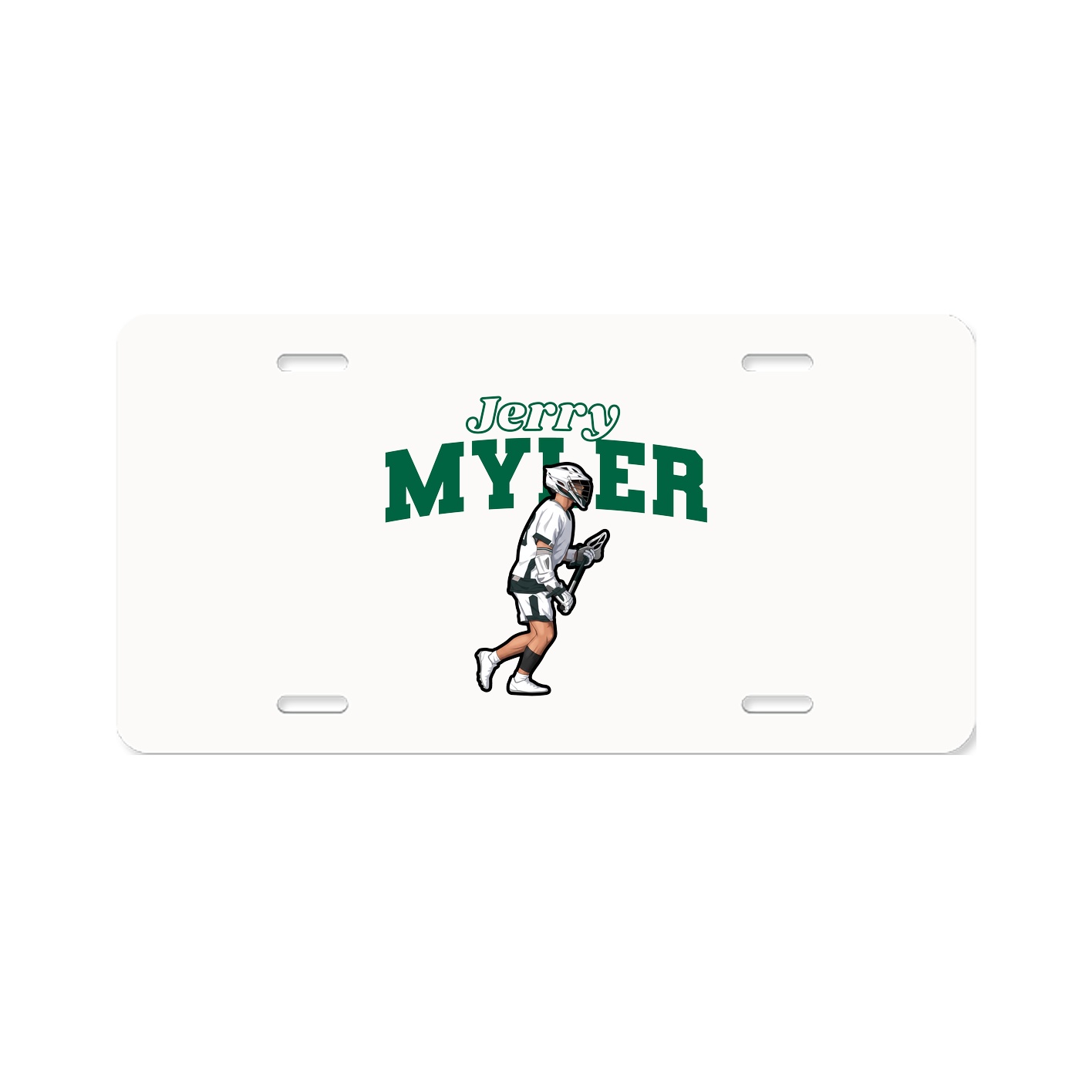 License Plate — Name Arch in Classic