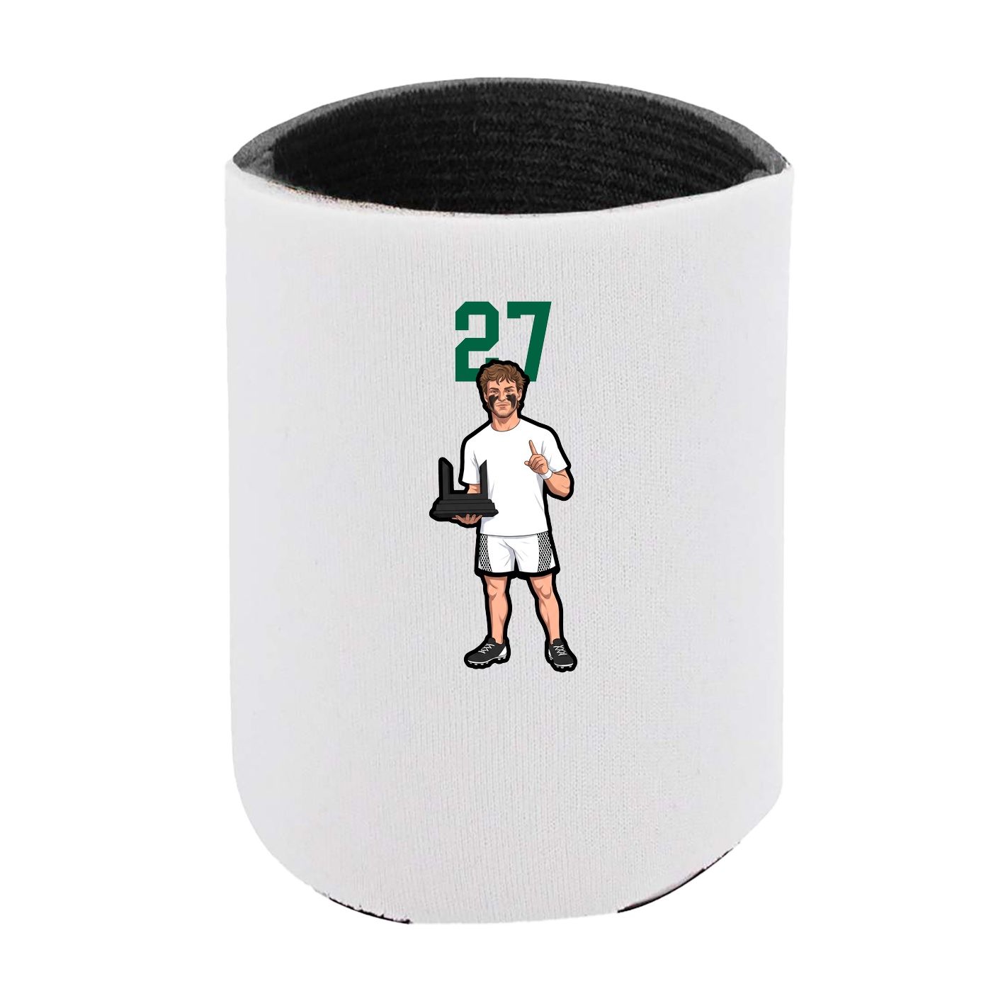 Can Holder — Number Top in White