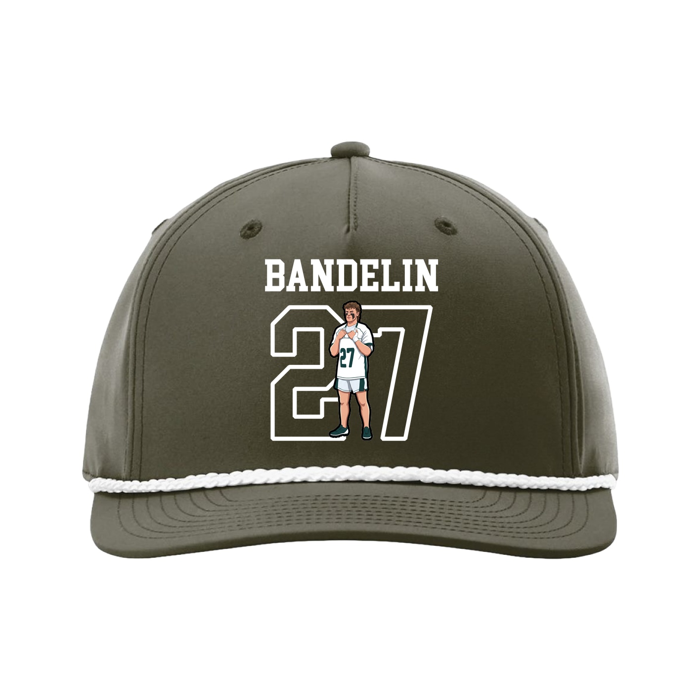 Five-Panel Classic Rope Cap — Shirsey in Green