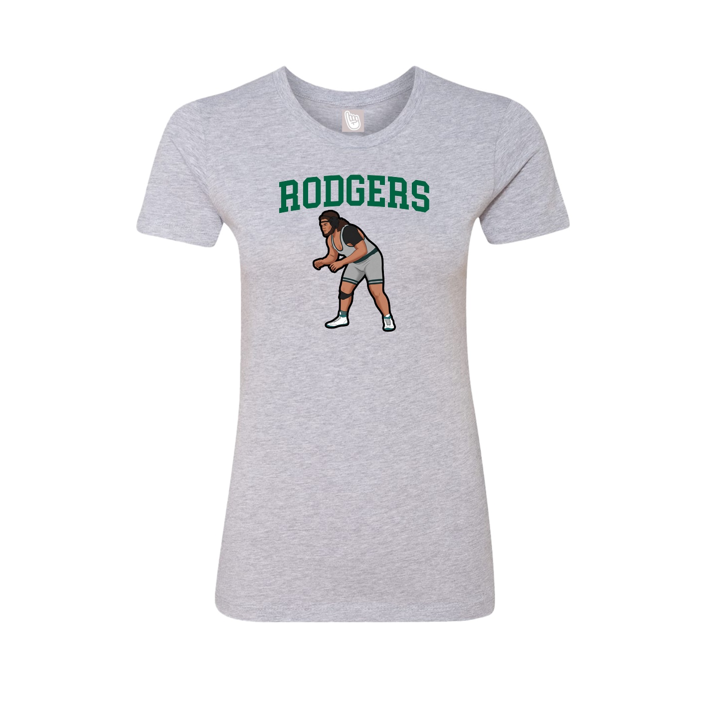 Fitted Women's Tee — Shirsey in Grey