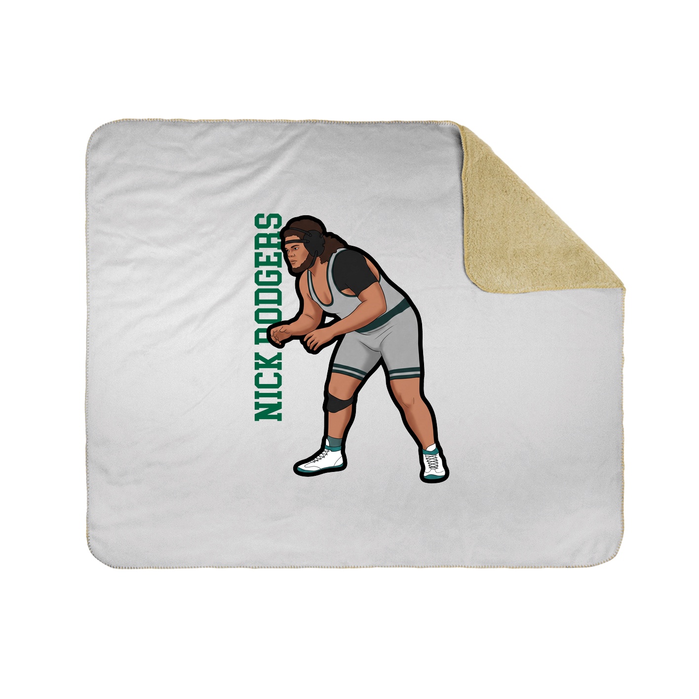 50x60 Sherpa Lined Throw Blanket