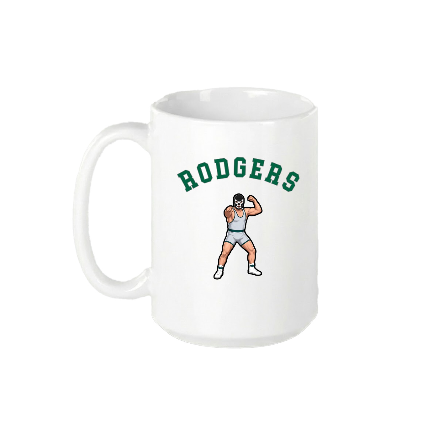 15oz Coffee Mug — Shirsey Arch in White