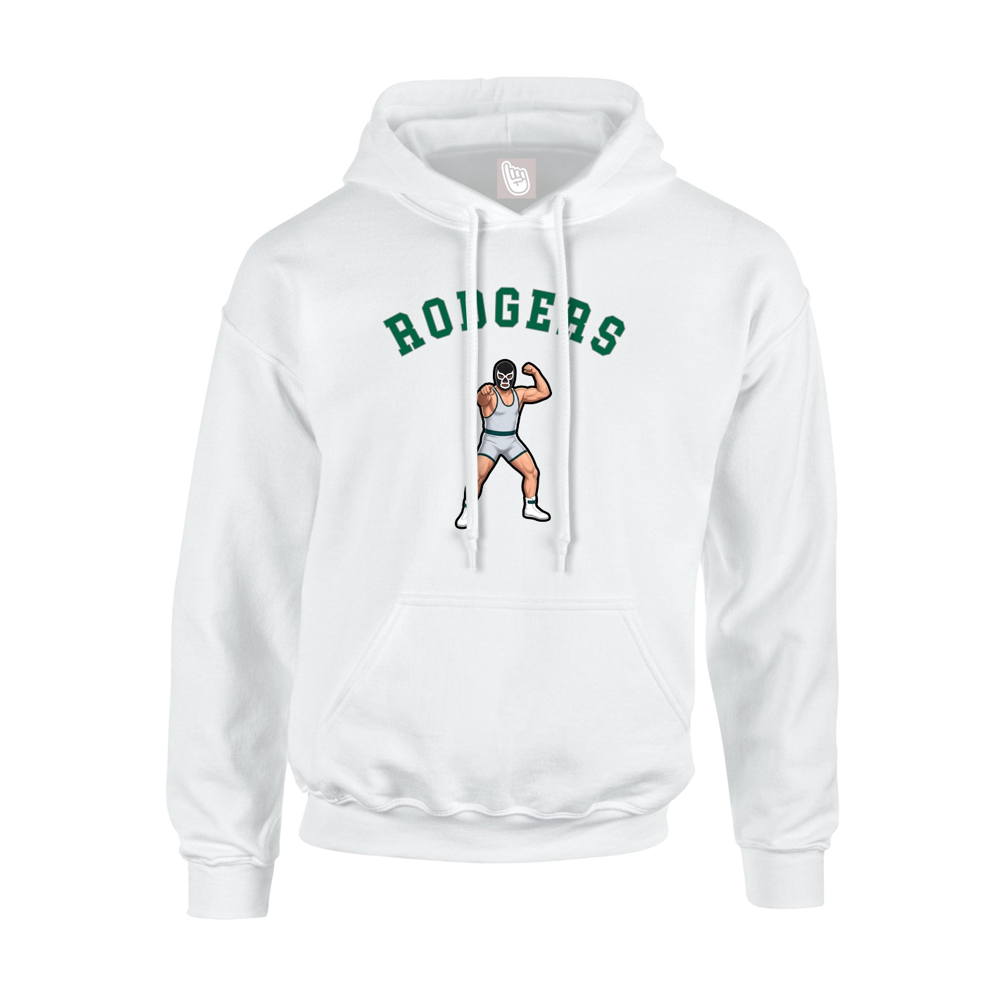 Youth Hoodie — Shirsey Arch in White