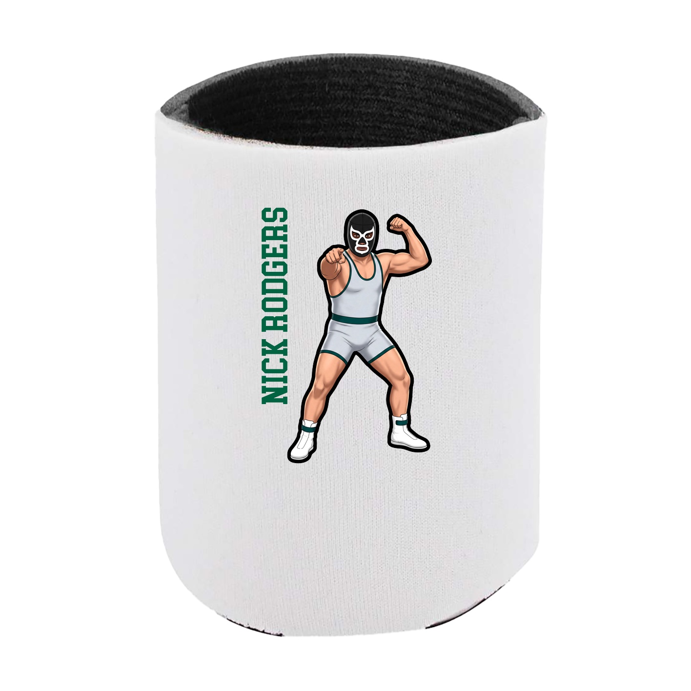 Can Holder — Name Vertical in White