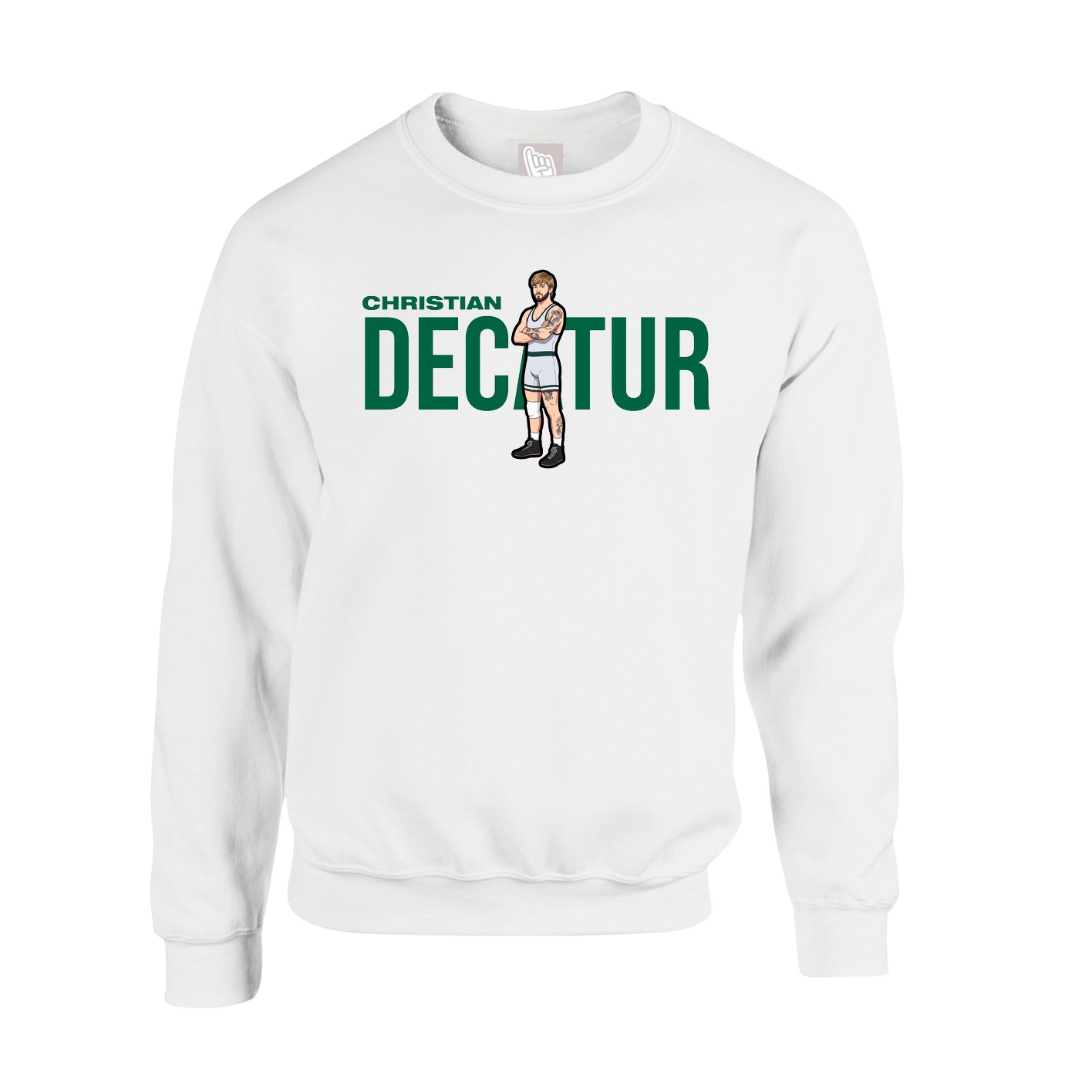 Fleece Crew — Player Name in White