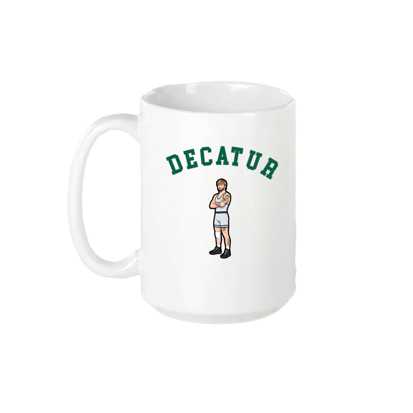15oz Coffee Mug — Shirsey Arch in White