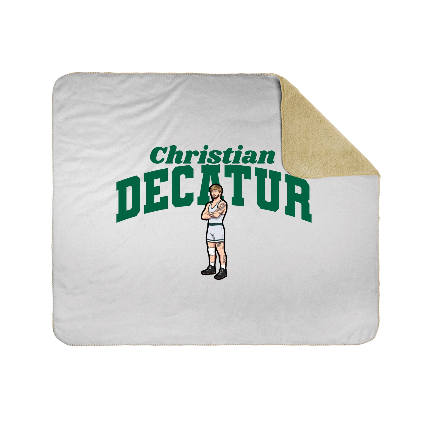 Throw Blanket — Signature Arch in White