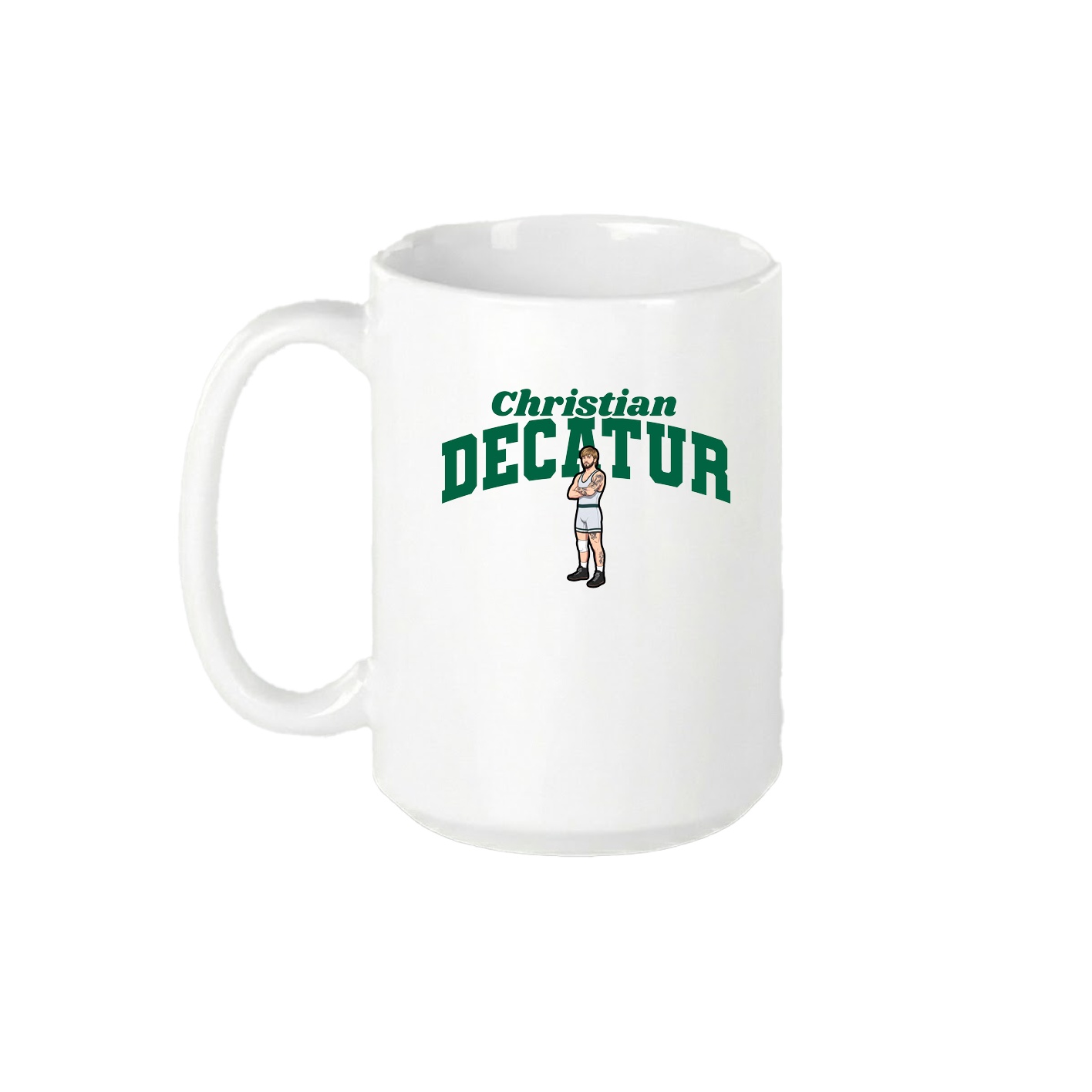 15oz Coffee Mug — Signature Arch in White