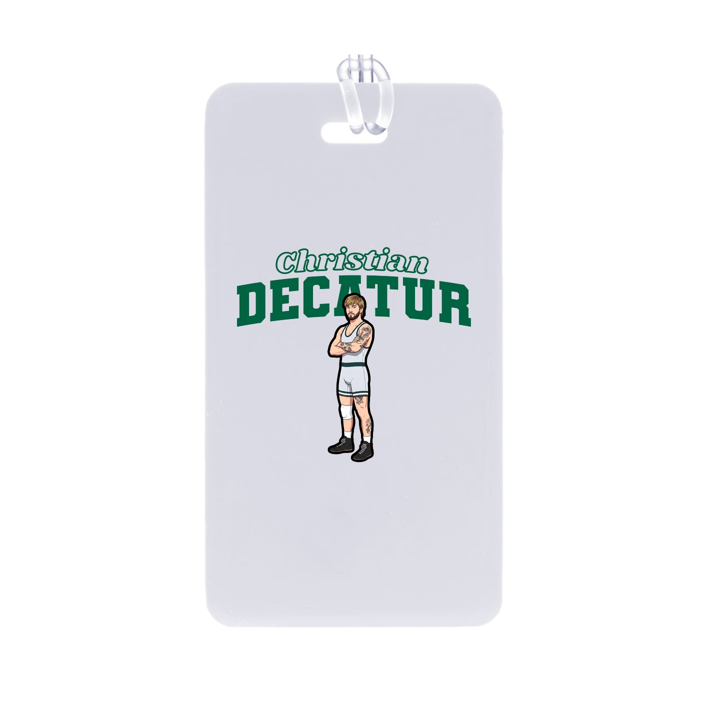 Bag Tag — Name Arch in Classic