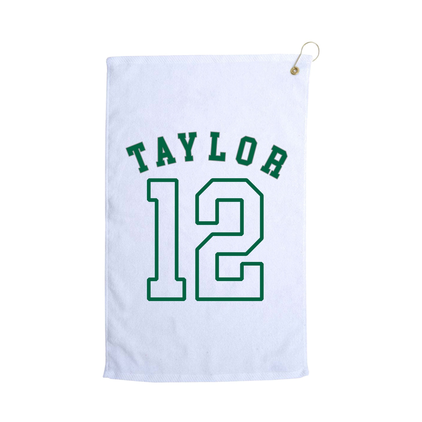 Golf Towel — Shirsey Arch in White