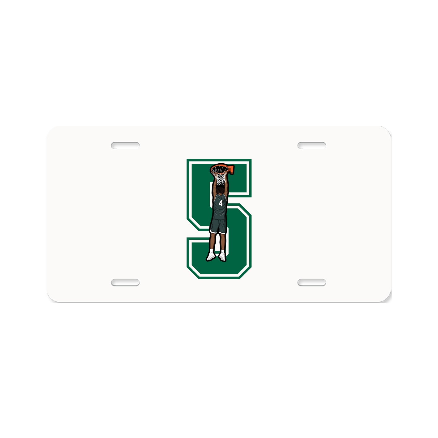 License Plate — Number in Classic