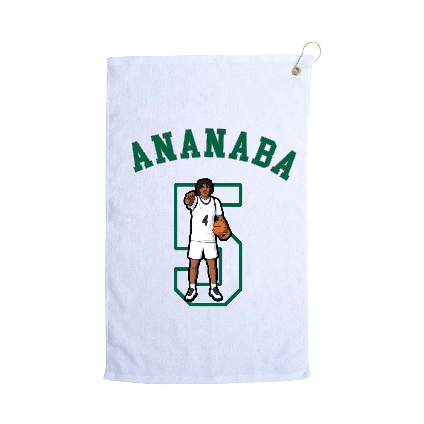 Golf Towel — Shirsey Arch in White