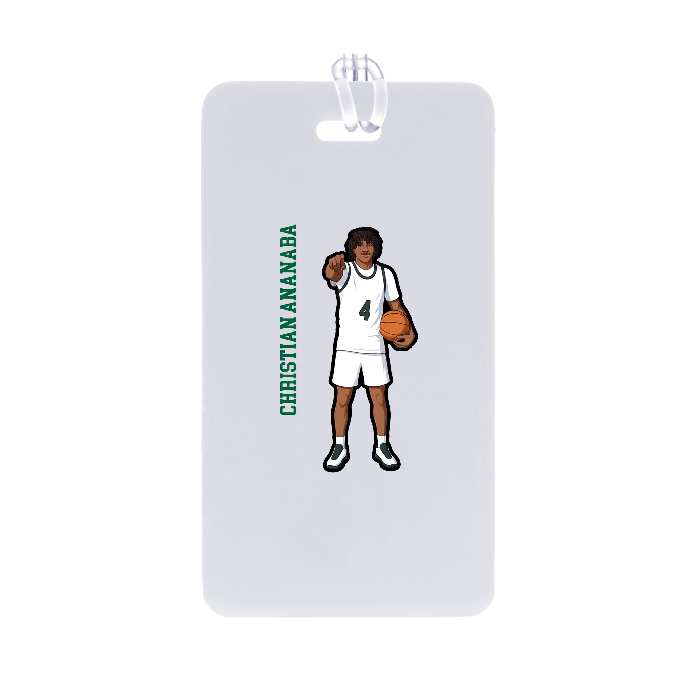 Bag Tag — Name Vertical in Classic