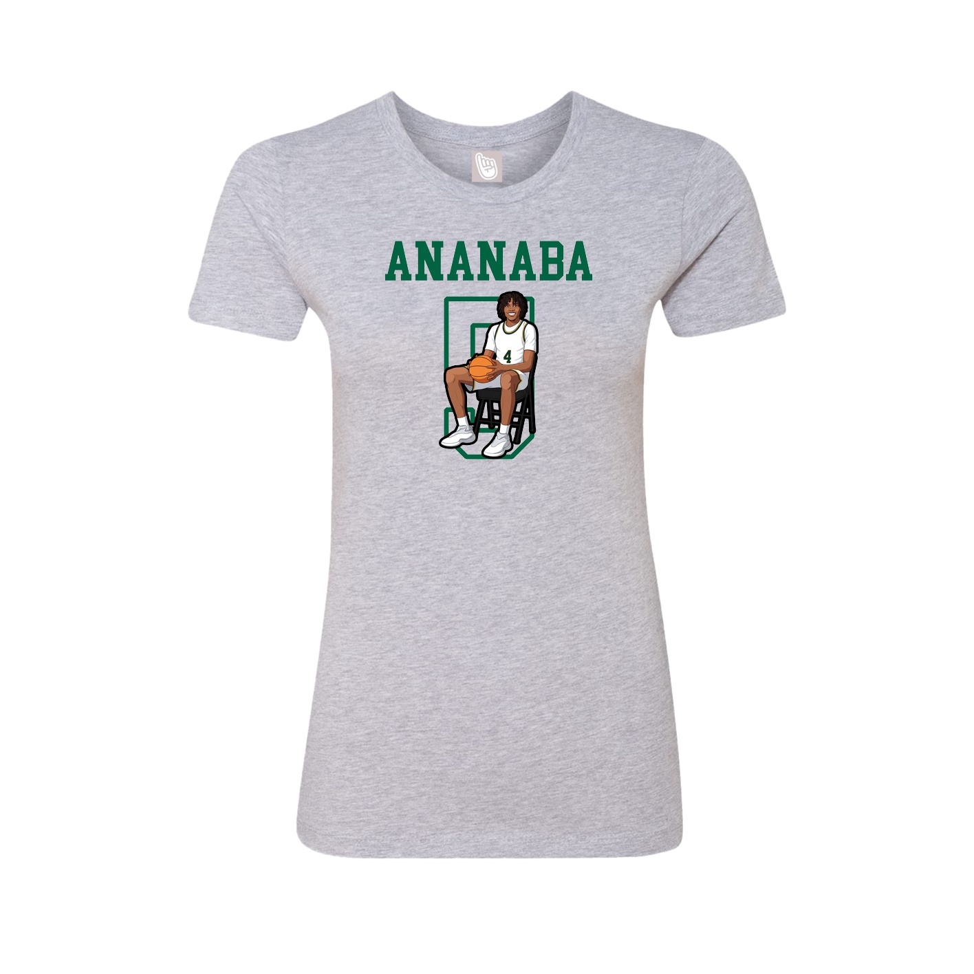 Fitted Women's Tee — Shirsey in Grey