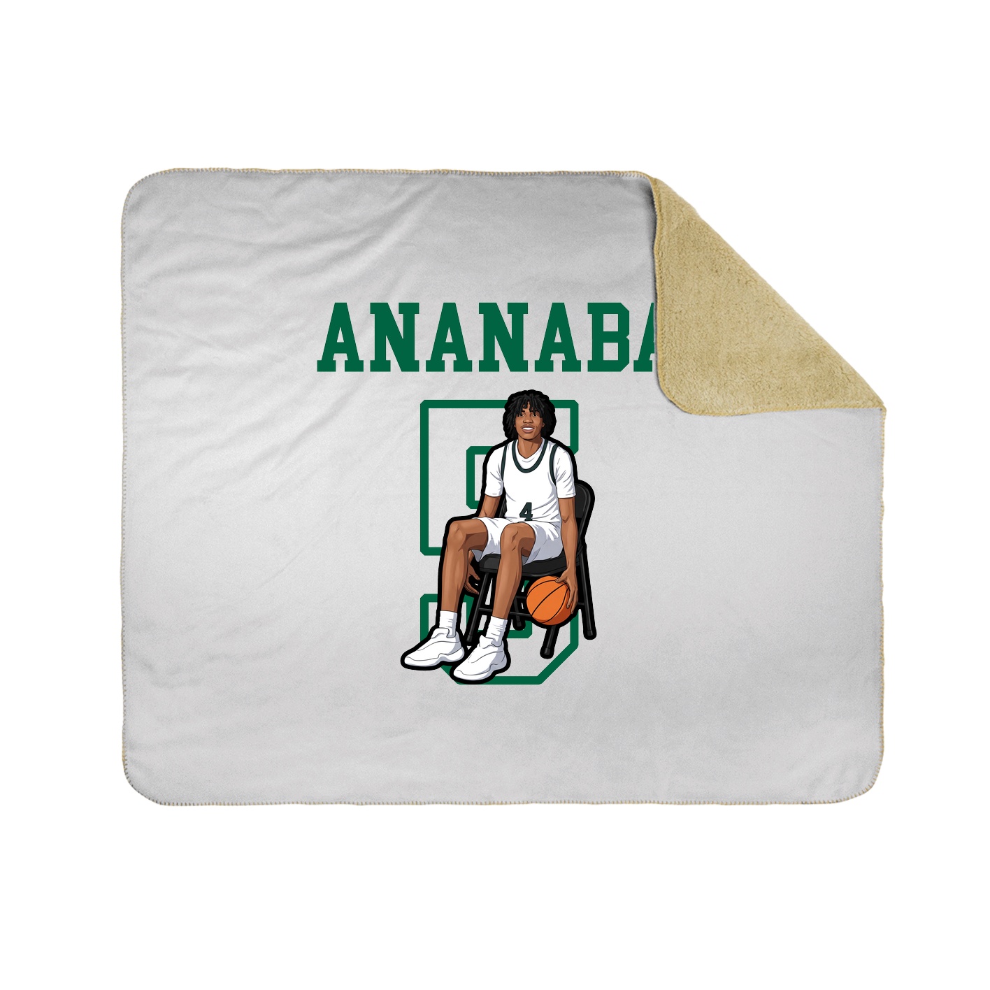 Throw Blanket — Shirsey in White