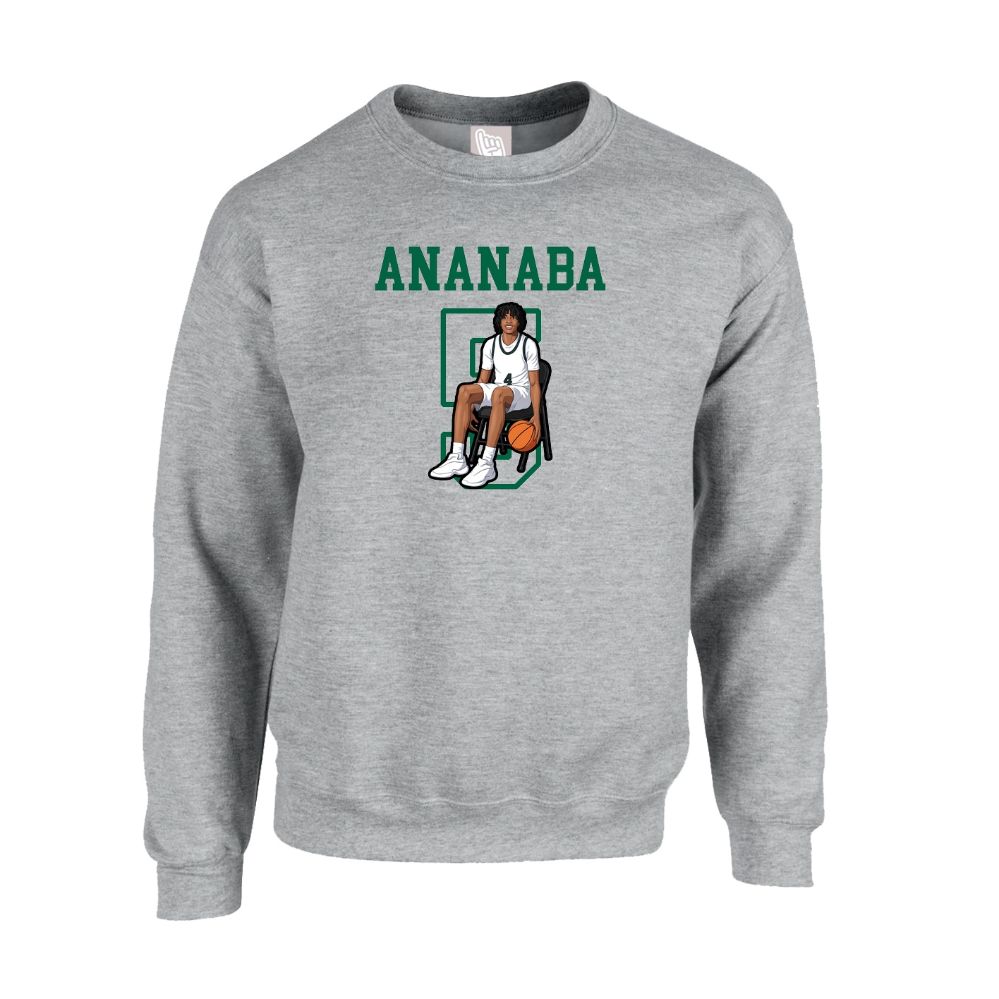 Fleece Crew — Shirsey in Grey
