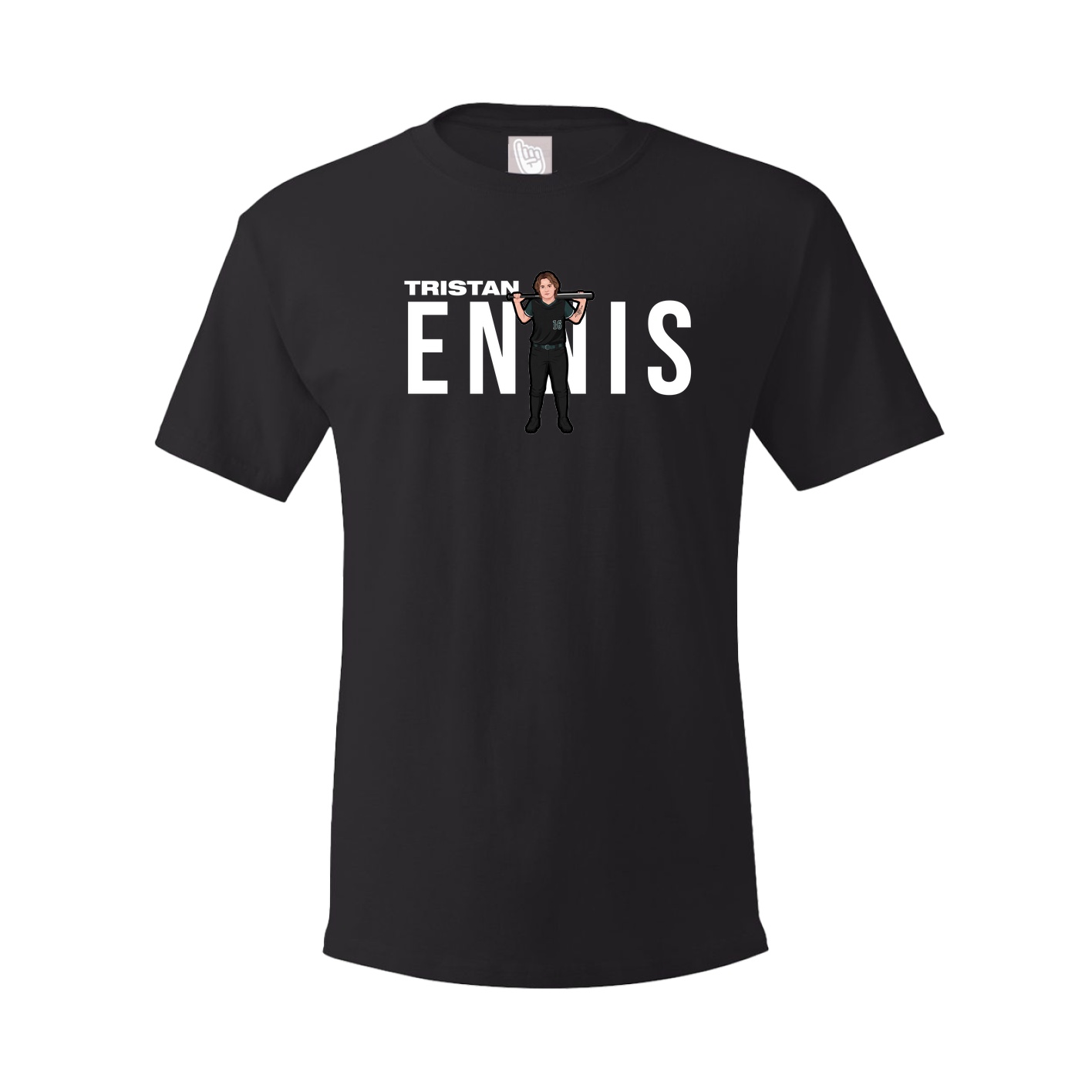 Tee — Player Name in Black