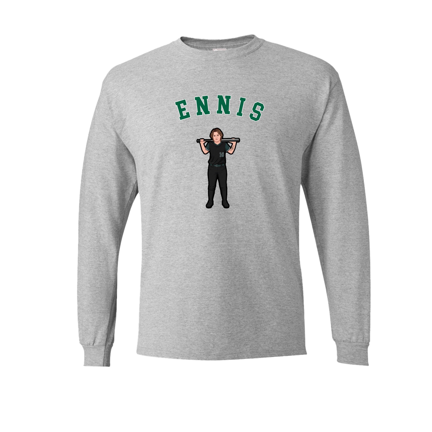 Long Sleeve Tee — Shirsey Arch in Grey