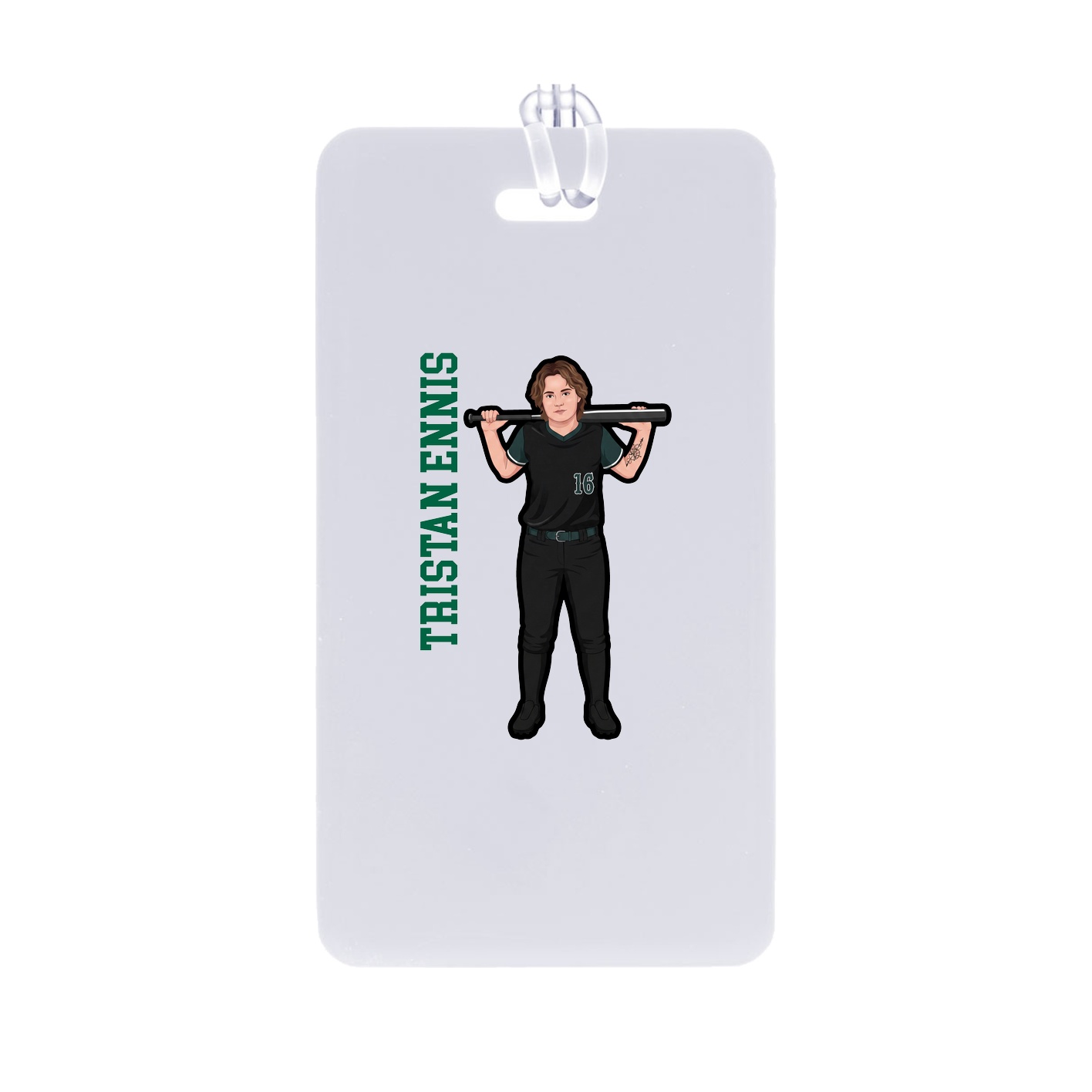 Bag Tag — Name Vertical in Classic