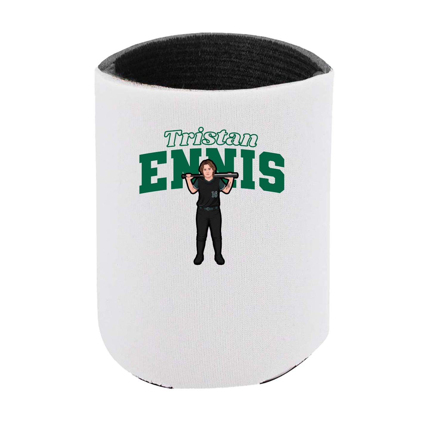Can Holder — Name Arch in White