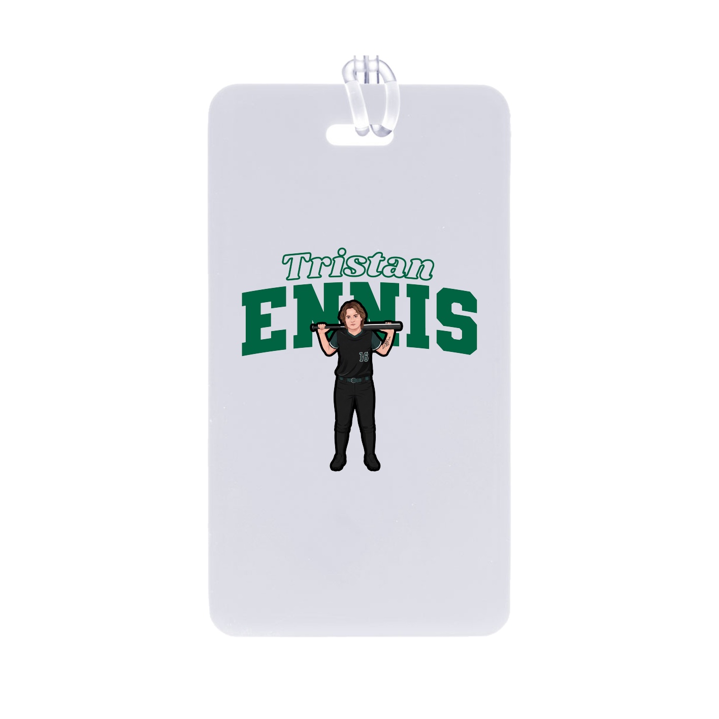 Bag Tag — Name Arch in Classic