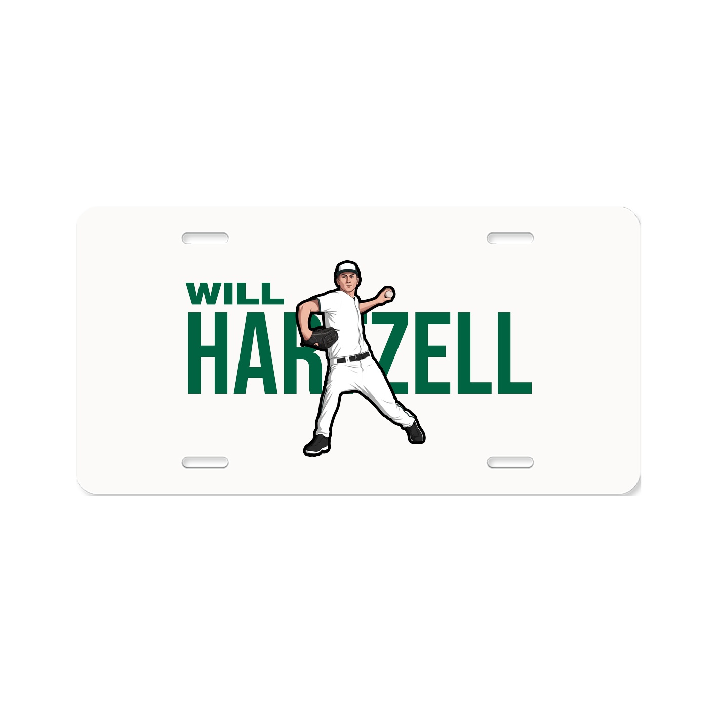 License Plate — Player Name in Classic