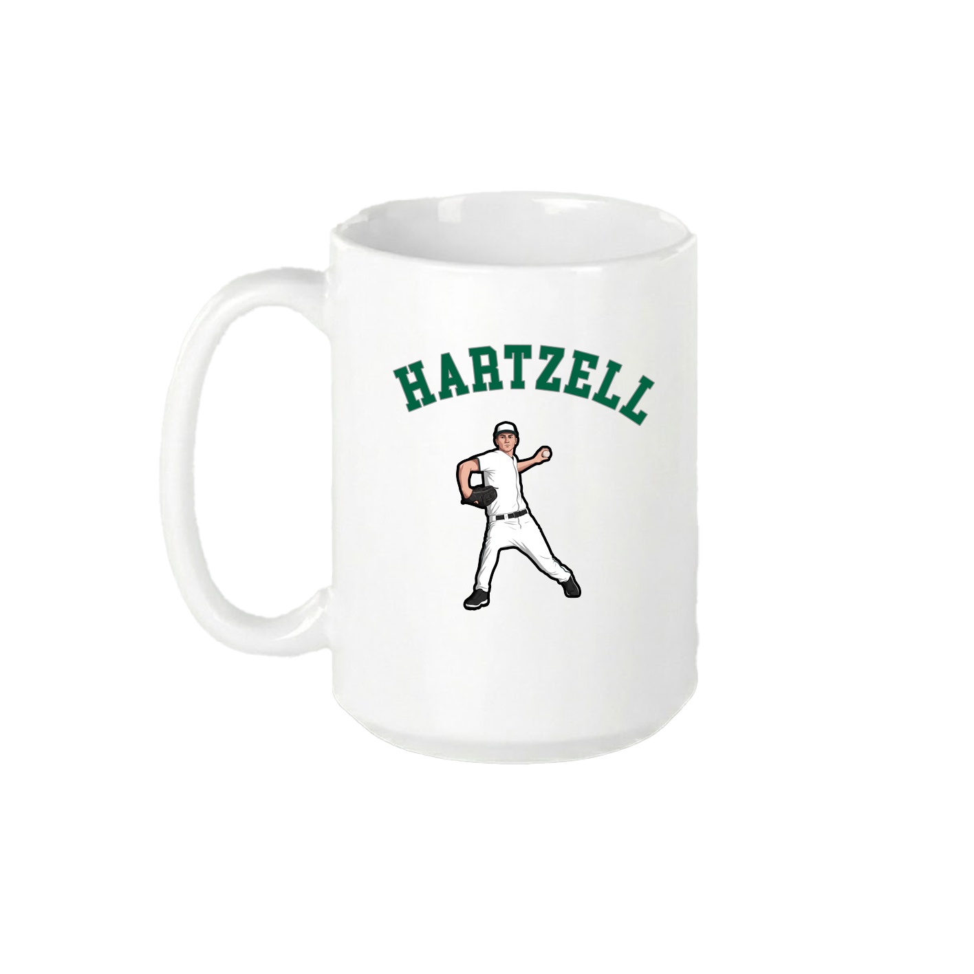 15oz Coffee Mug — Shirsey Arch in White