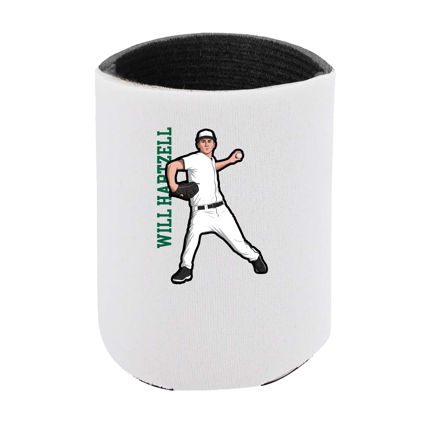 Can Holder — Name Vertical in White