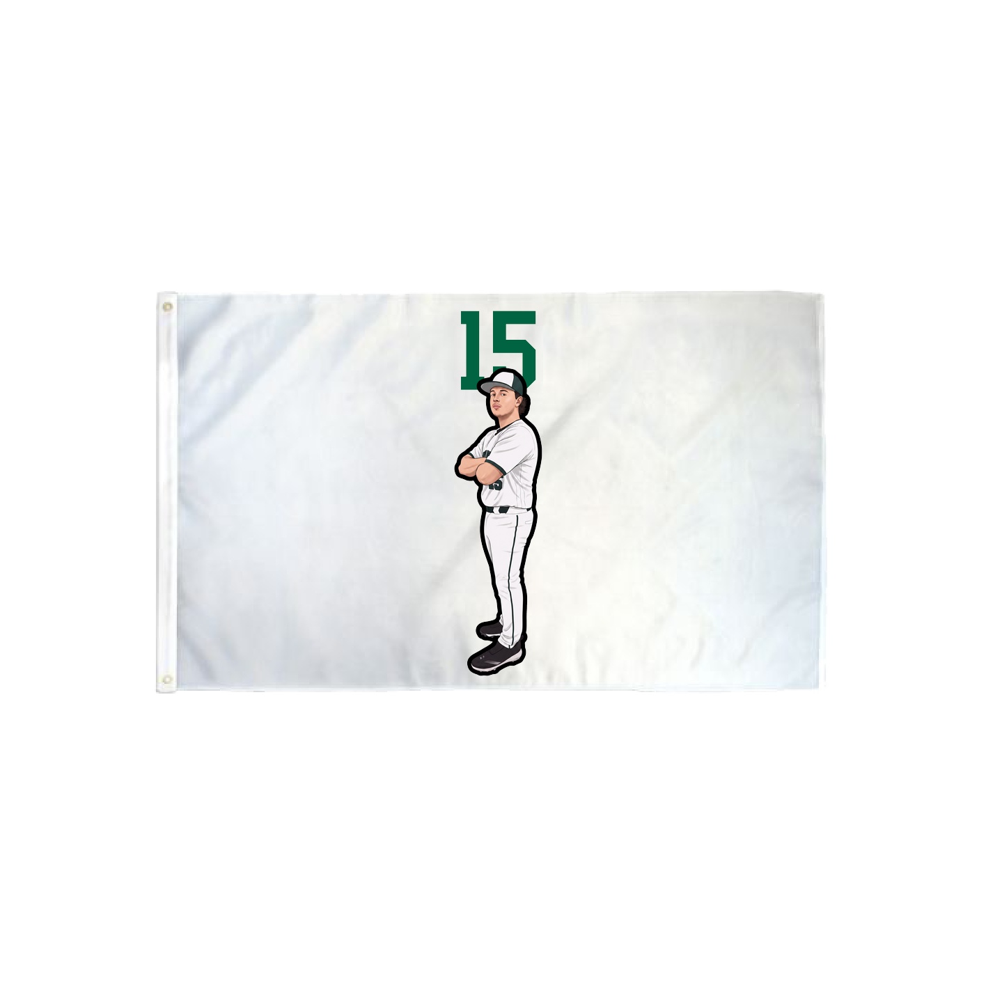3x5 Flag — Number Top in Classic