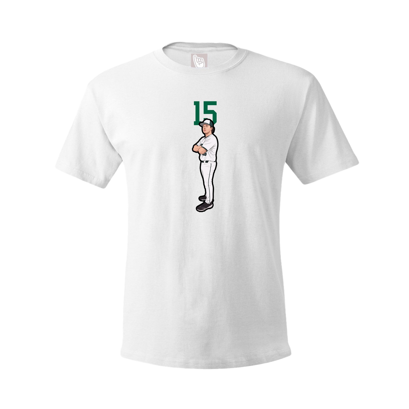 Tee — Number Top in White
