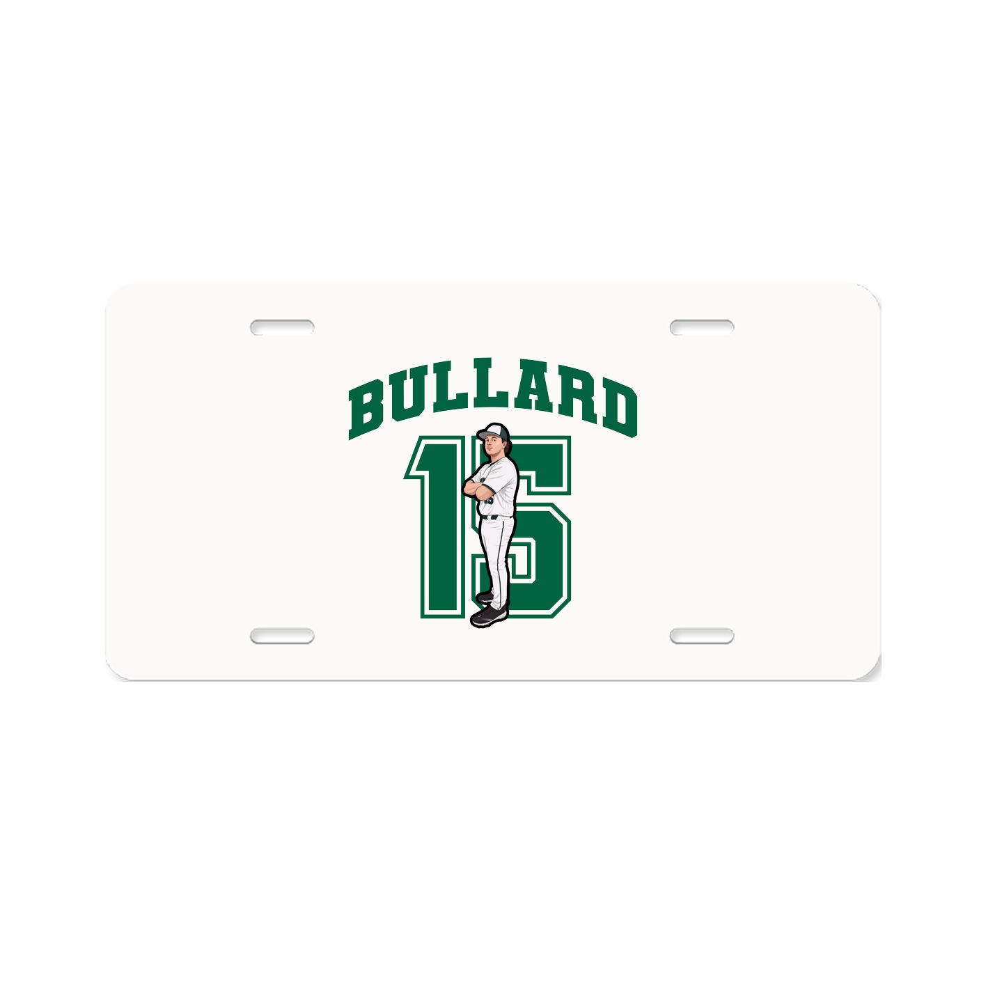 License Plate — Number in Classic