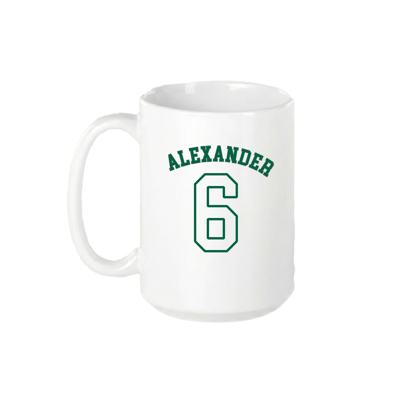 15oz Coffee Mug — Shirsey Arch in White