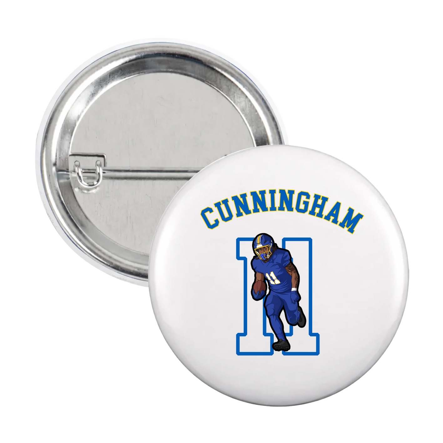 Game Day Button — Shirsey Arch in White