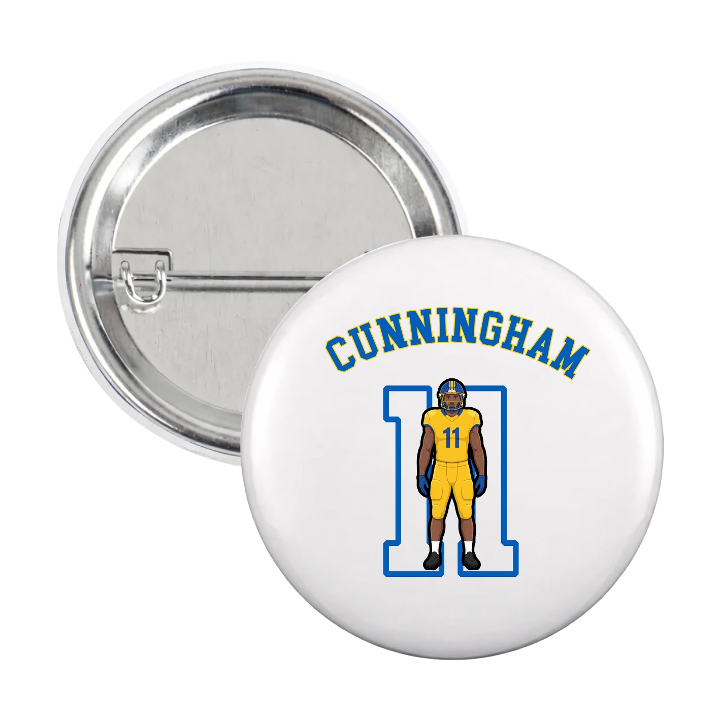 Game Day Button — Shirsey Arch in White