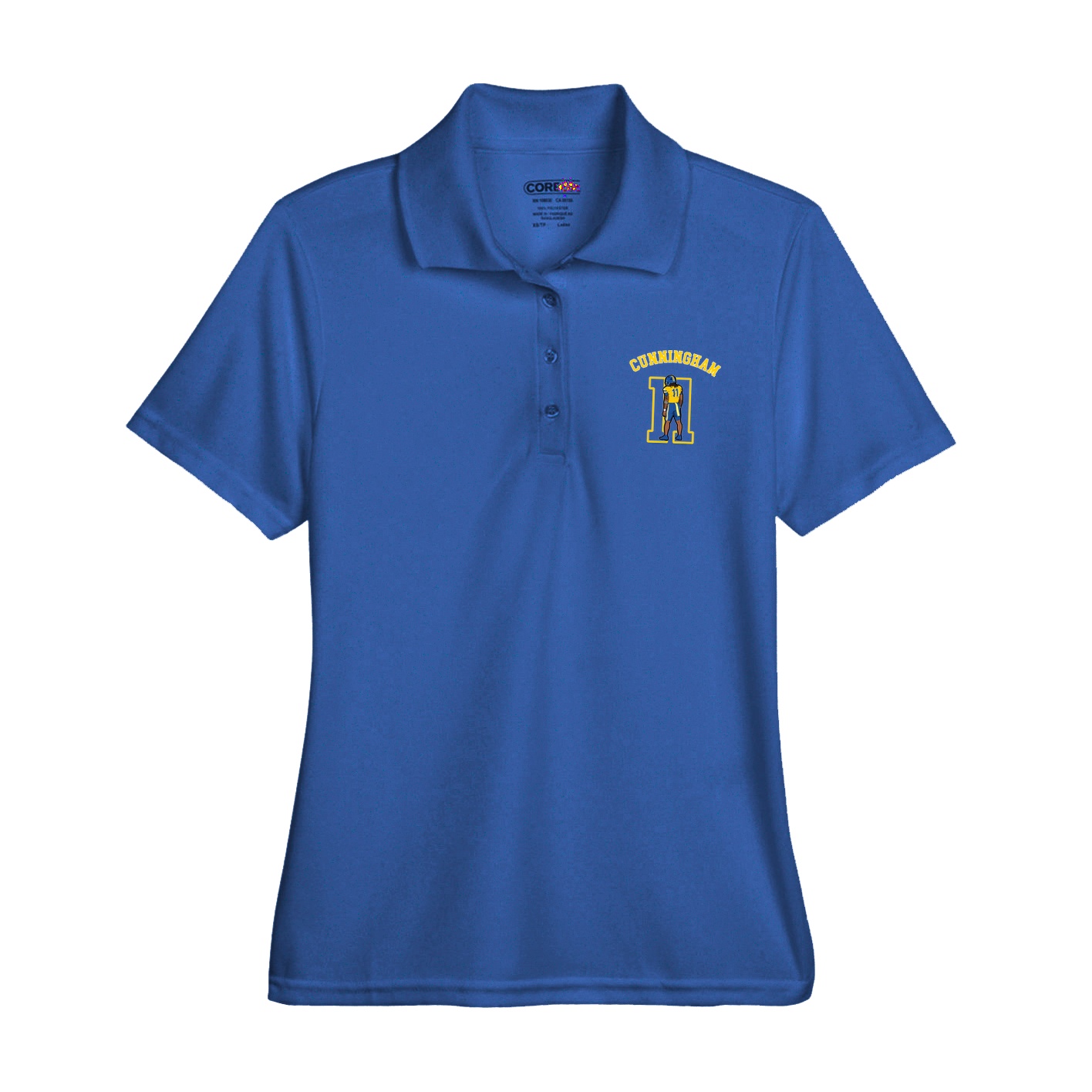 Womens Performance Polo — Shirsey Arch in Royal