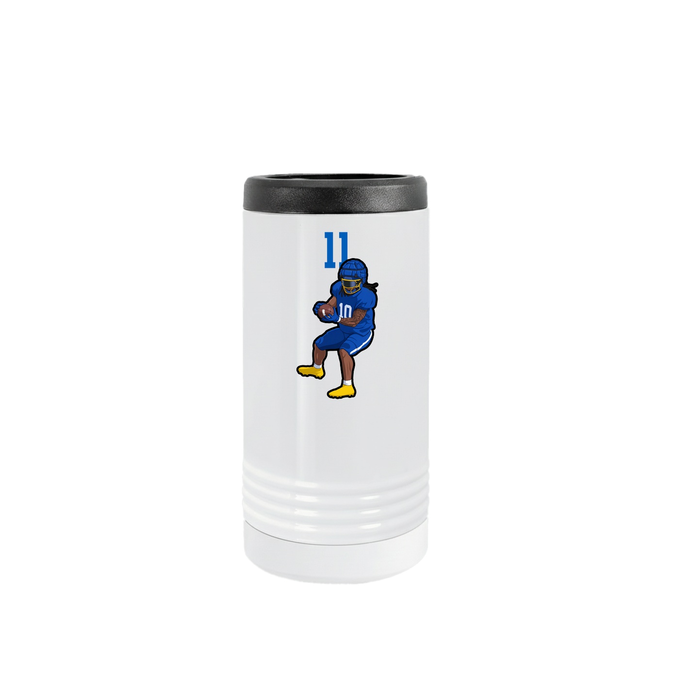 Slim Beverage Holder — Number Top in White