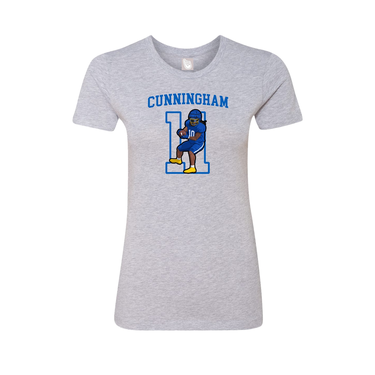 Fitted Women's Tee — Shirsey in Grey