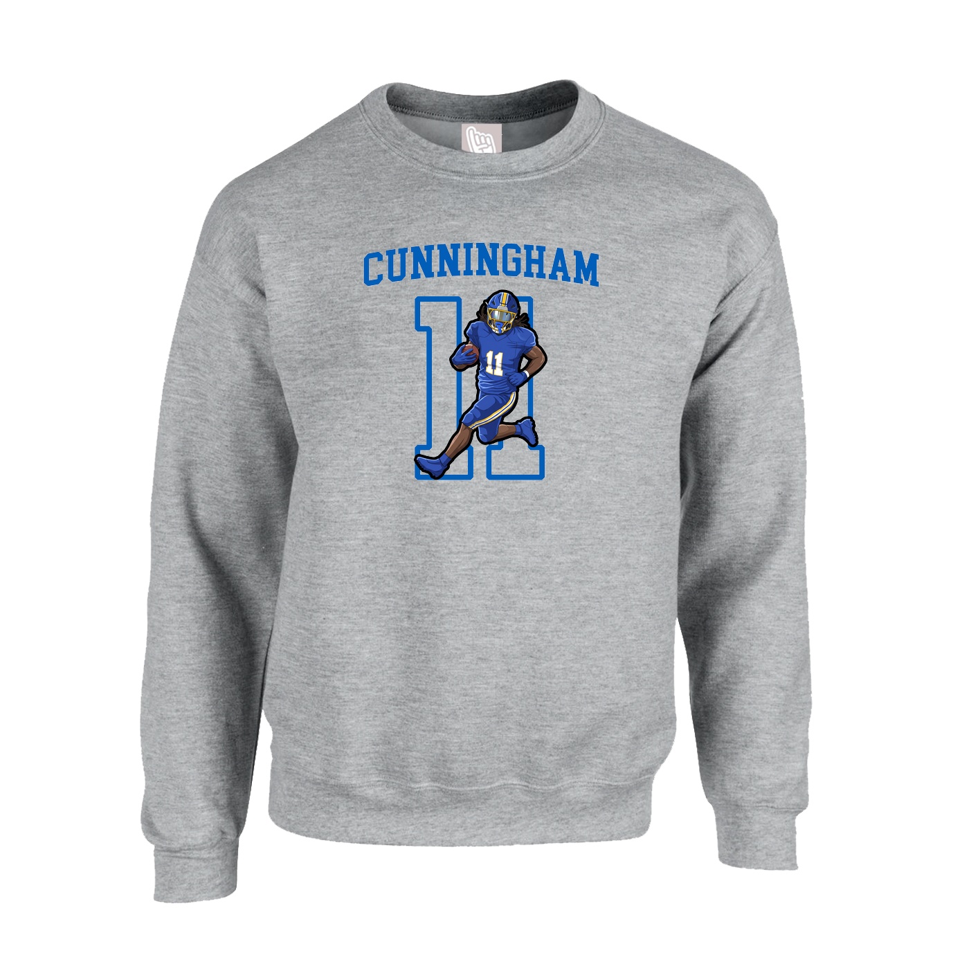 Fleece Crew — Shirsey in Grey
