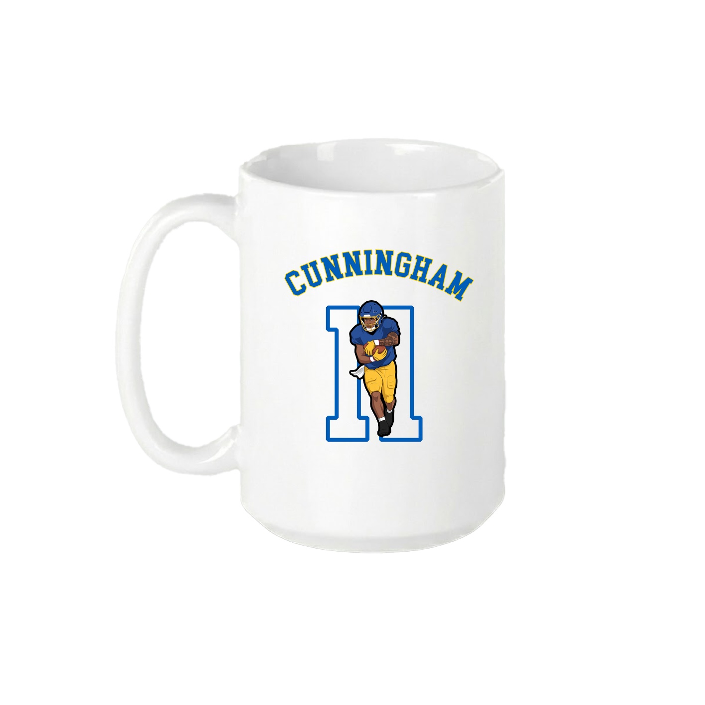 15oz Coffee Mug — Shirsey Arch in White