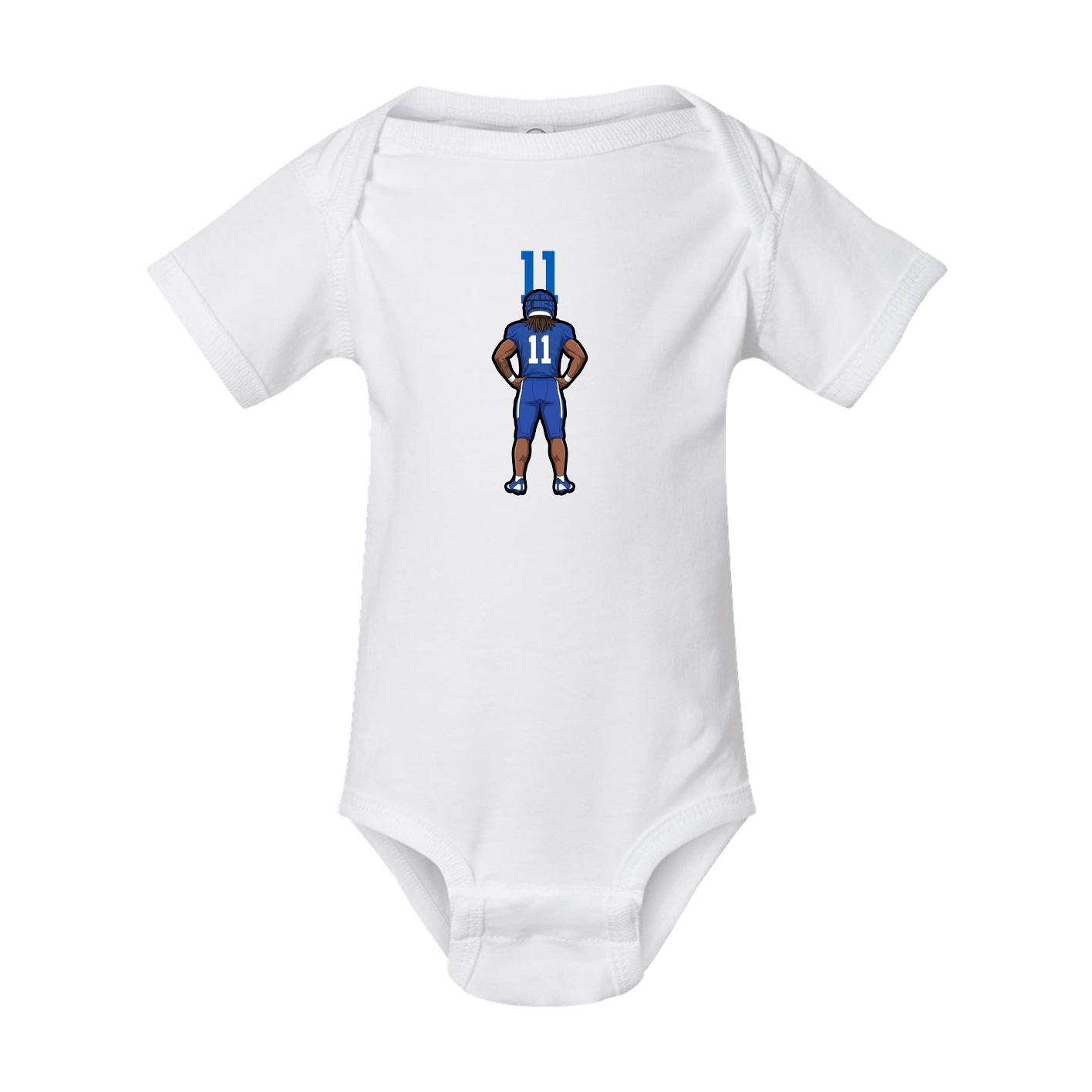 Baby Onesie — Number Top in White